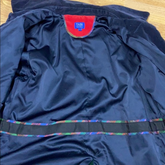 Tabi Suede Green Jacket - ladies L - Picture 5 of 6